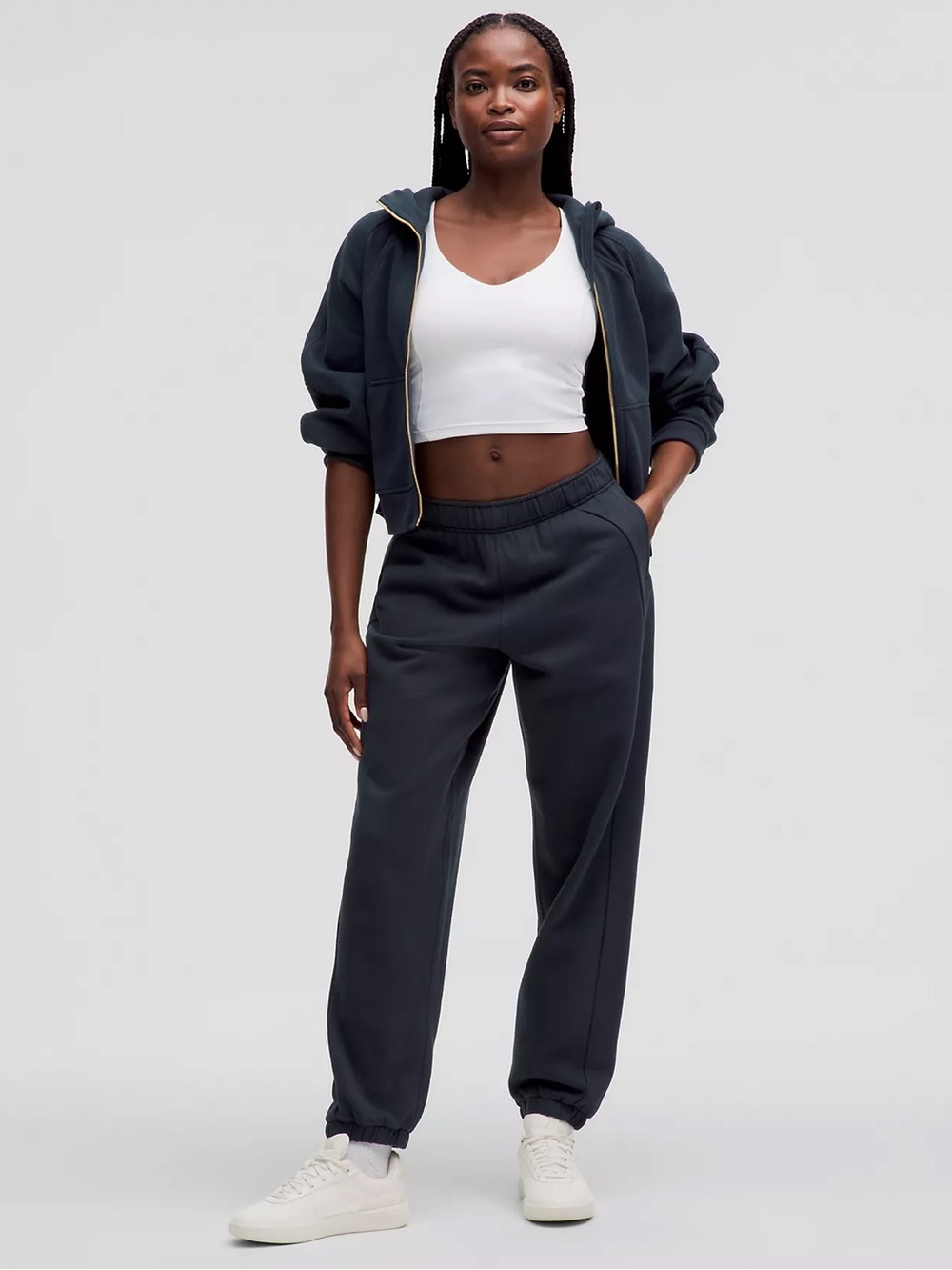 Lululemon Scuba Mid Rise Oversized Jogger Navy XS